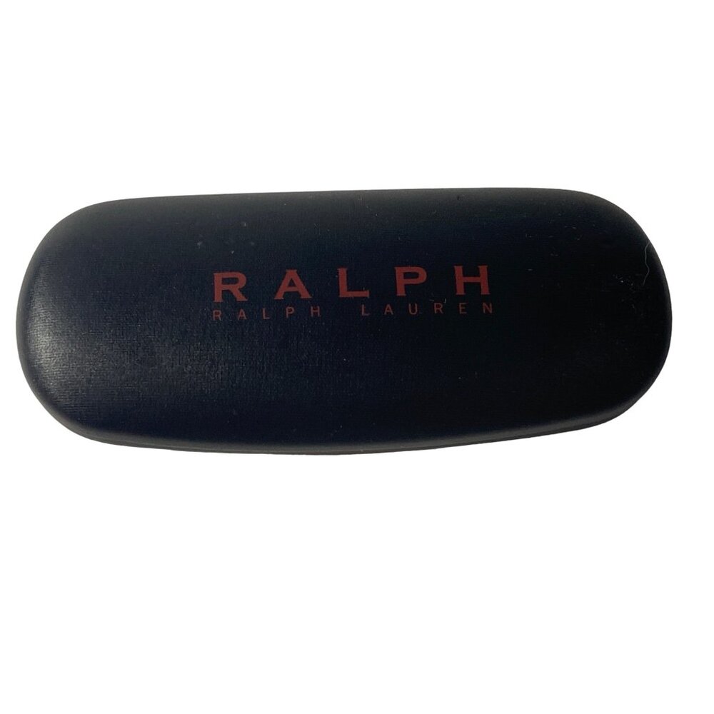 RALPH LAUREN EYEGLASSES SUNGLASSES EYEWEAR HARD BLACK CLAMSHELL CASE ONLY